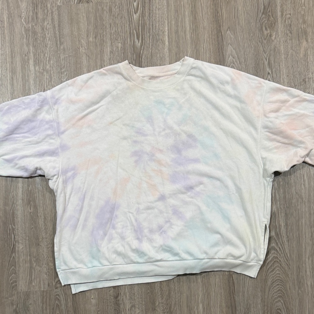 American Eagle Outfitters Tie-Dye Sweatshirt - Pastel